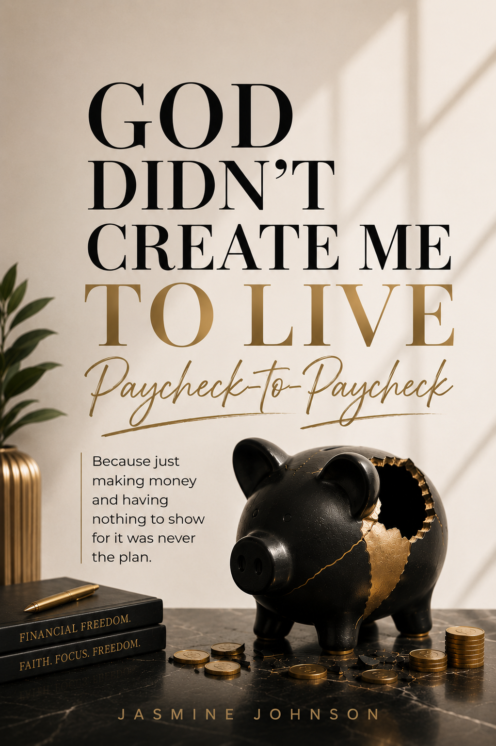 God Didn't Create Me to Live Paycheck-to-Paycheck by Jasmine Johnson